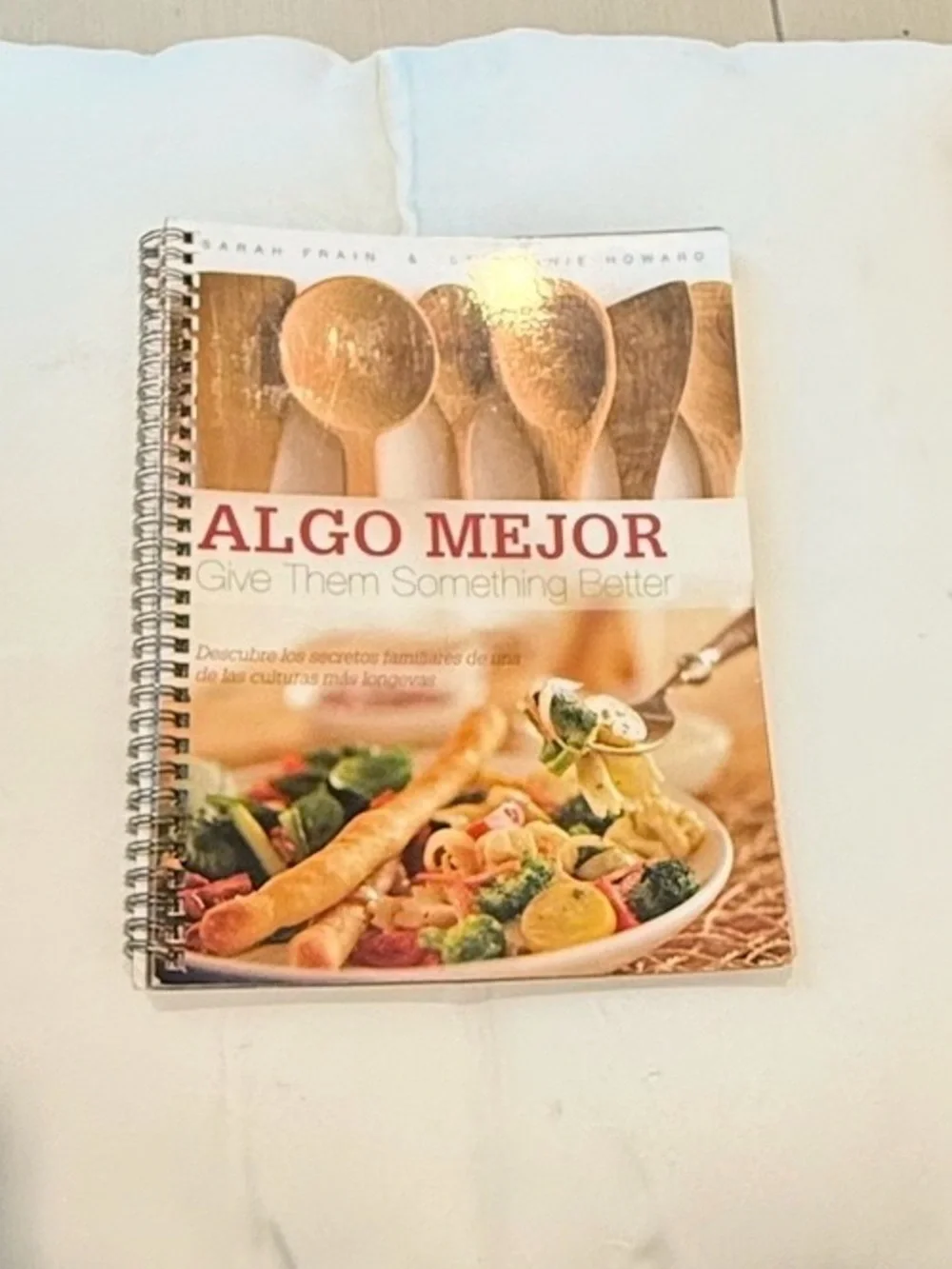 Algo Mejor Spiral-Bound Cookbook - White Cover